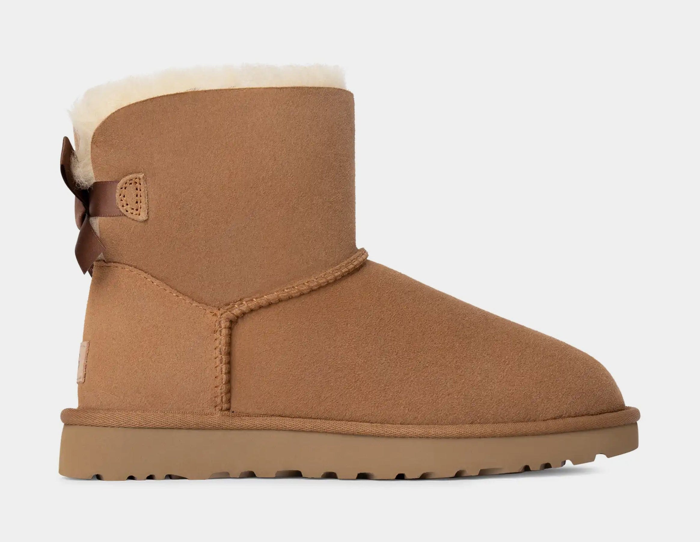 UGG Mini Bailey Bow II Womens Boots (Chestnut)