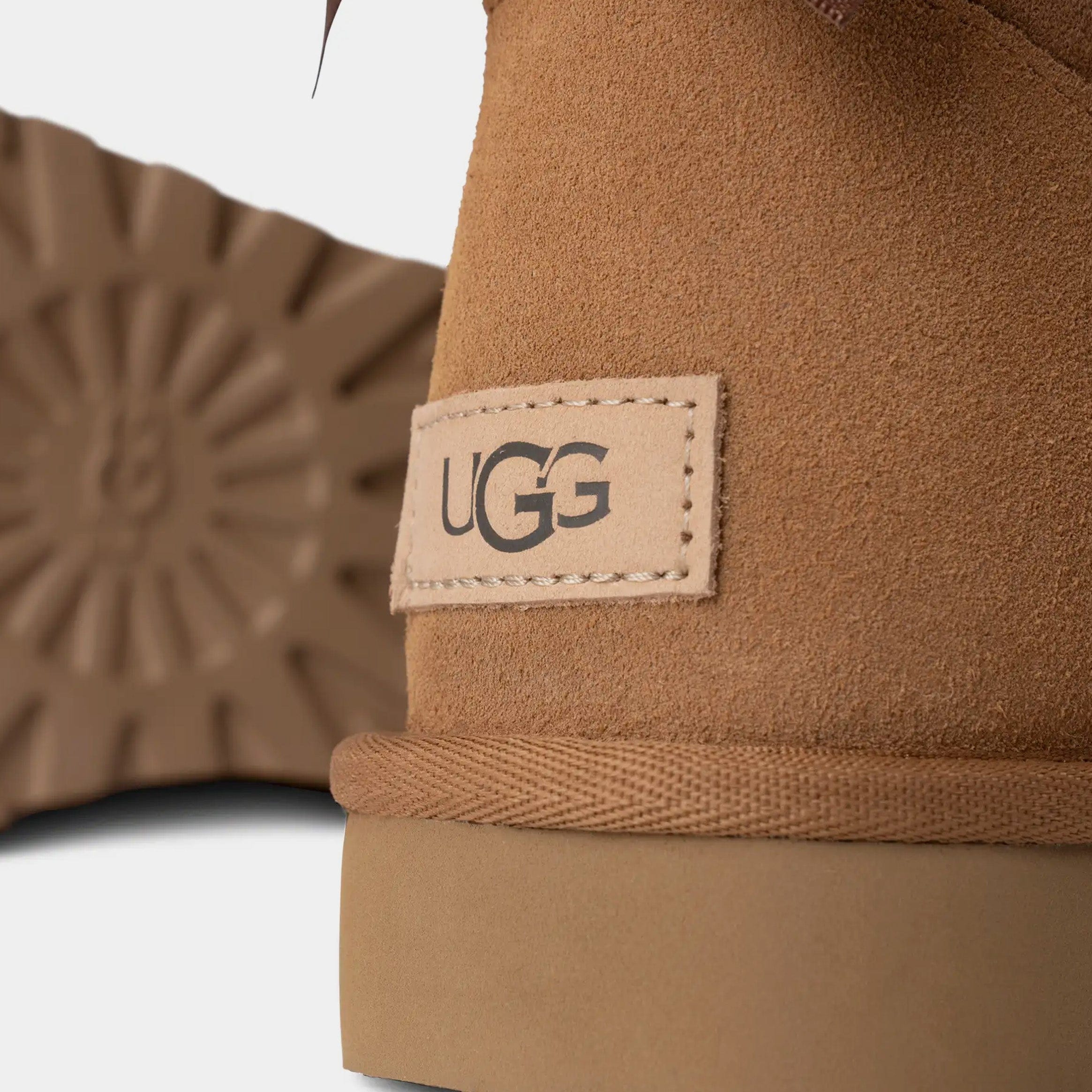 UGG Mini Bailey Bow II Womens Boots (Chestnut)