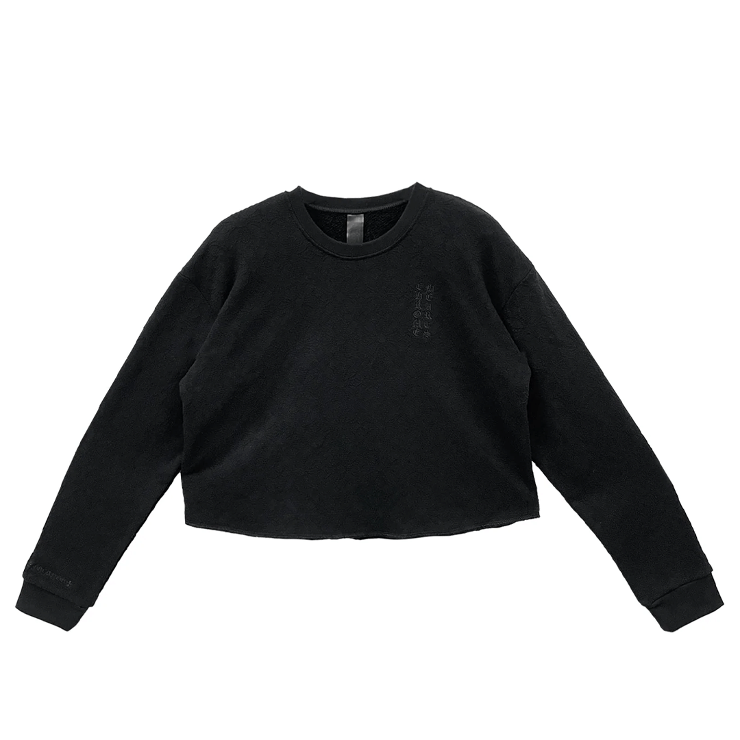 Chrome Hearts Y Not Embroidered Cropped Top (Womens)