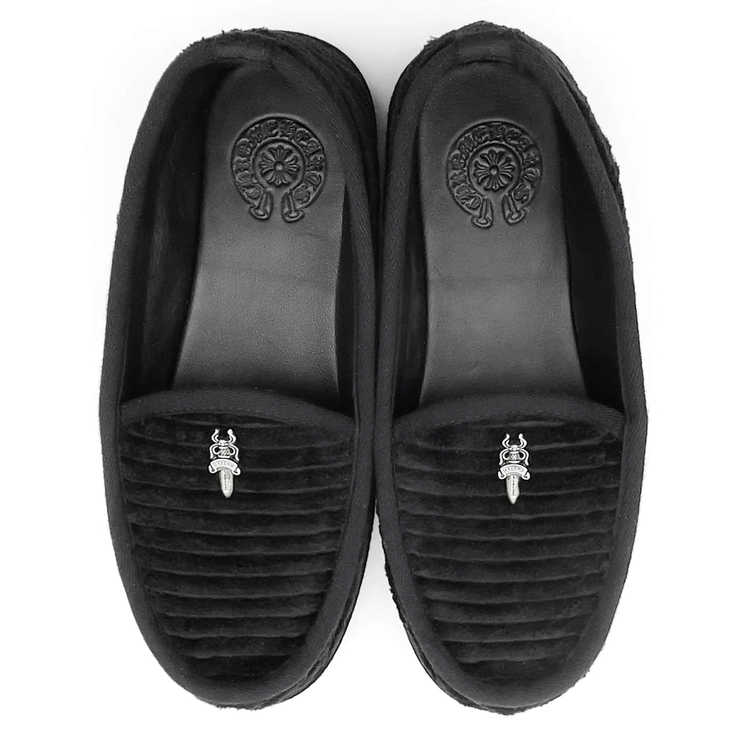 Chrome Hearts Dagger Corduroy Loafers (Womens)