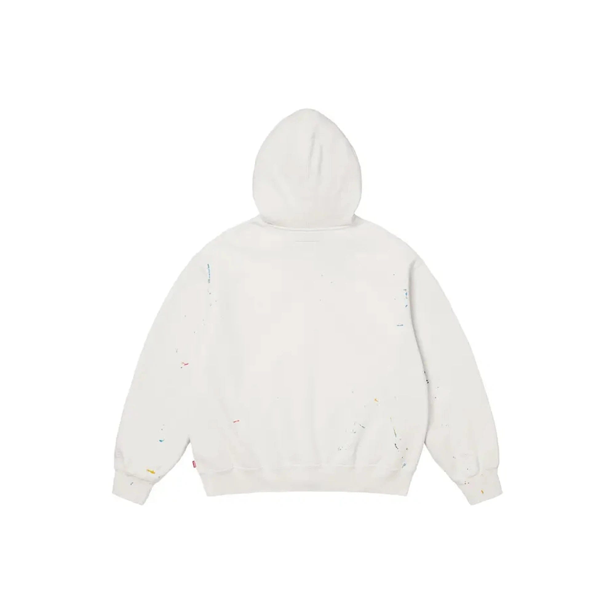 Supreme MM6 Maison Margiela Box Logo Zip Up Hooded Sweatshirt White (2026)