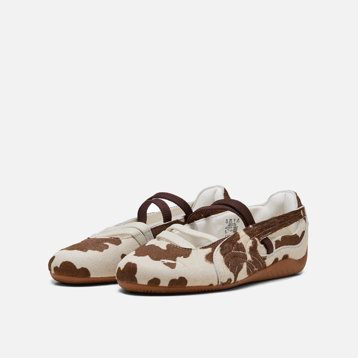 PUMA WMNS SPEEDCAT BALLET COW PRINT - CHOCOLATE BROWN / WARM WHITE