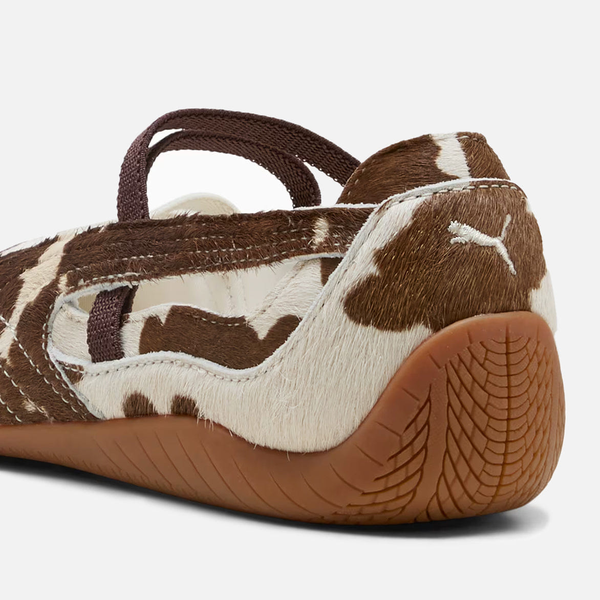 PUMA WMNS SPEEDCAT BALLET COW PRINT - CHOCOLATE BROWN / WARM WHITE