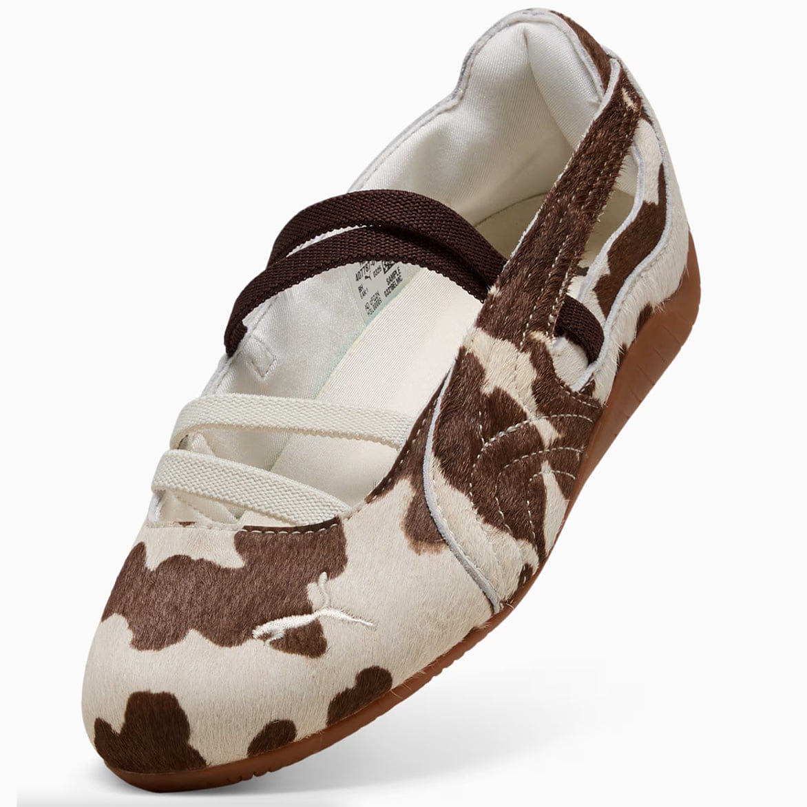 PUMA WMNS SPEEDCAT BALLET COW PRINT - CHOCOLATE BROWN / WARM WHITE