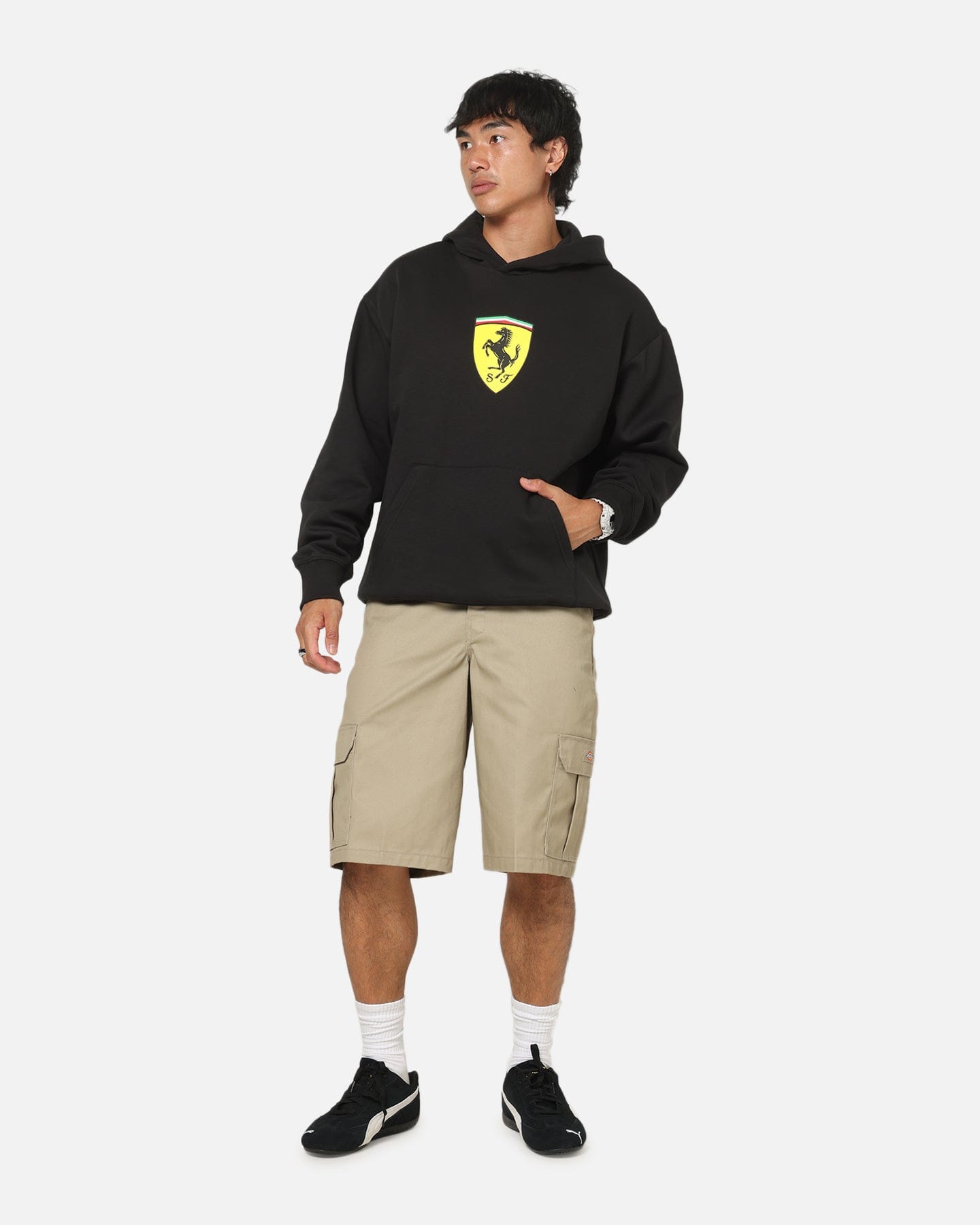 Puma x Scuderia Ferrari Shield Hoodie Black