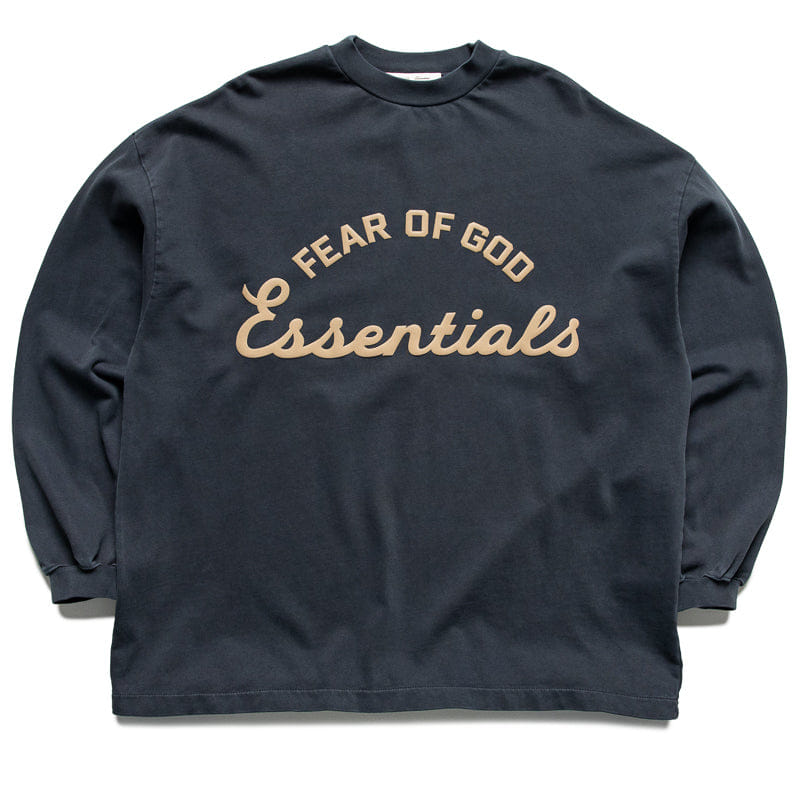 Fear Of God Essentials Training 90's L/S T-Shirt - Faded Iron Grey