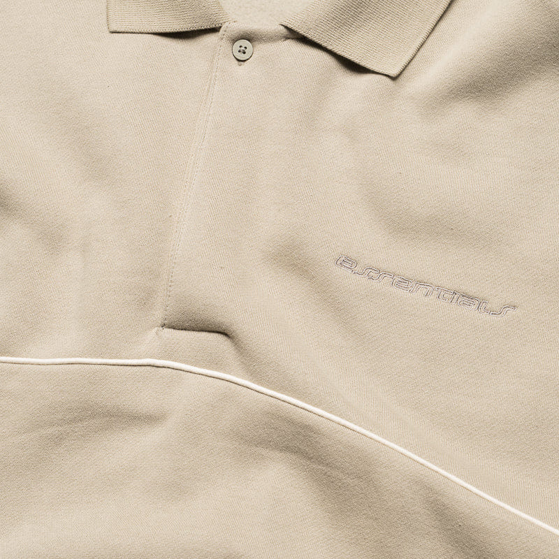 Fear Of God Essentials Active Trace 3/4 Sleeve Modern Polo Sweatshirt - Seal