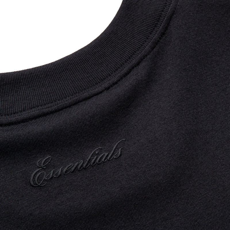 Fear Of God Essentials Signature T-Shirt - Vintage Black