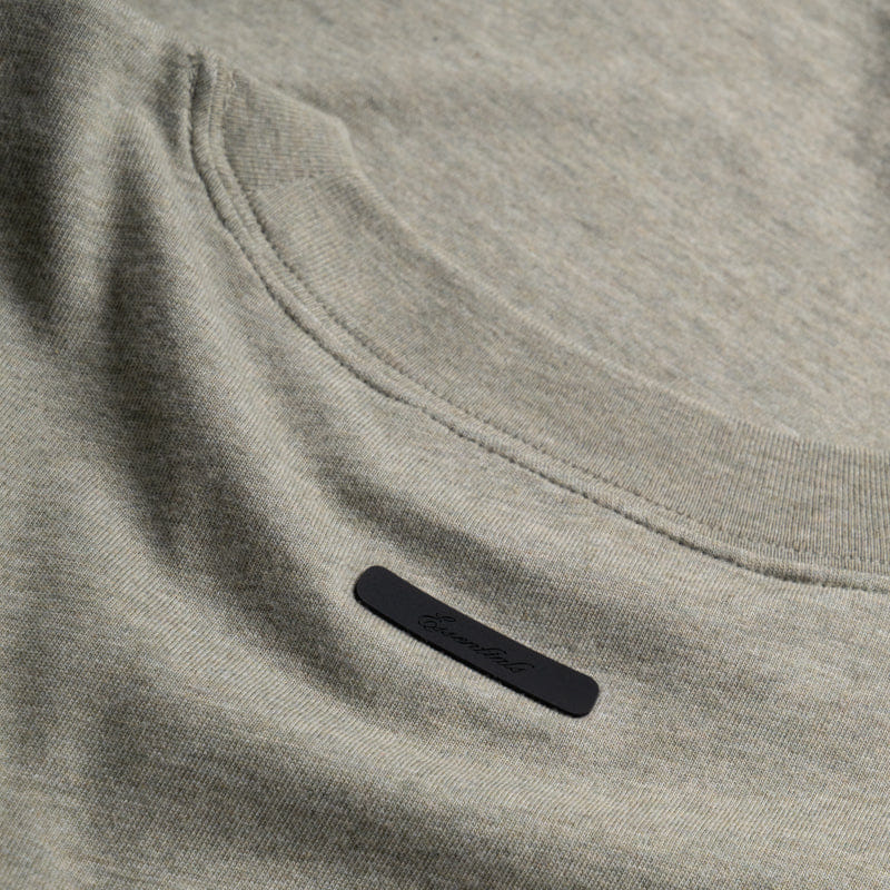 Fear Of God Essentials Tri - Blend Essential T-Shirt - Seal Heather
