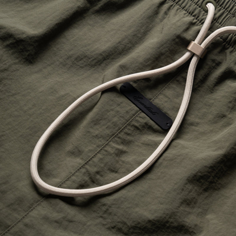 Fear Of God Essentials Nylon Swim Shorts - Moss