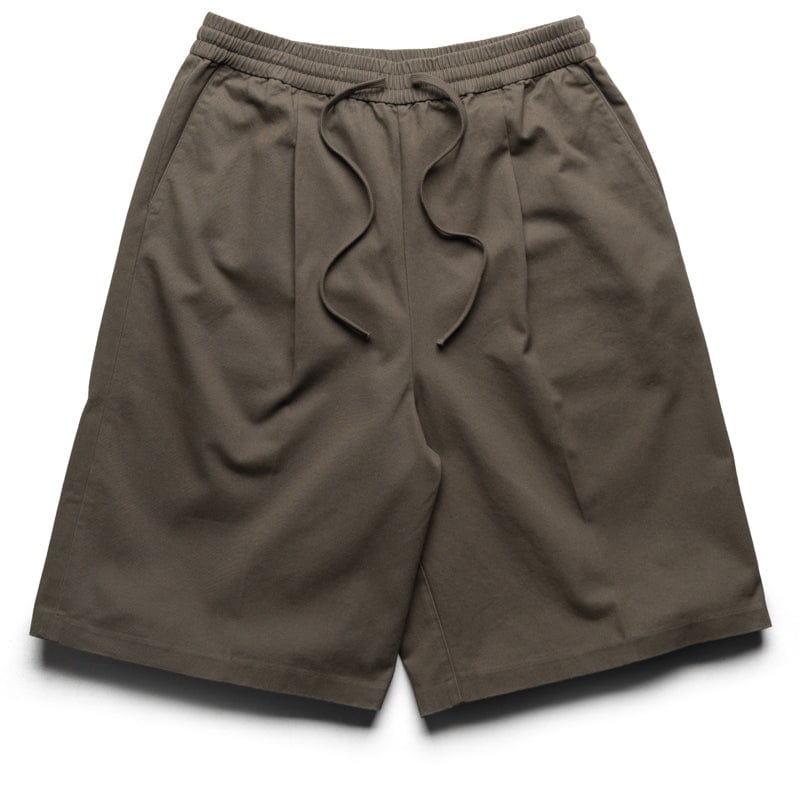 Fear Of God Essentials Cotton Twill Relaxed Drawstring Shorts - Moss