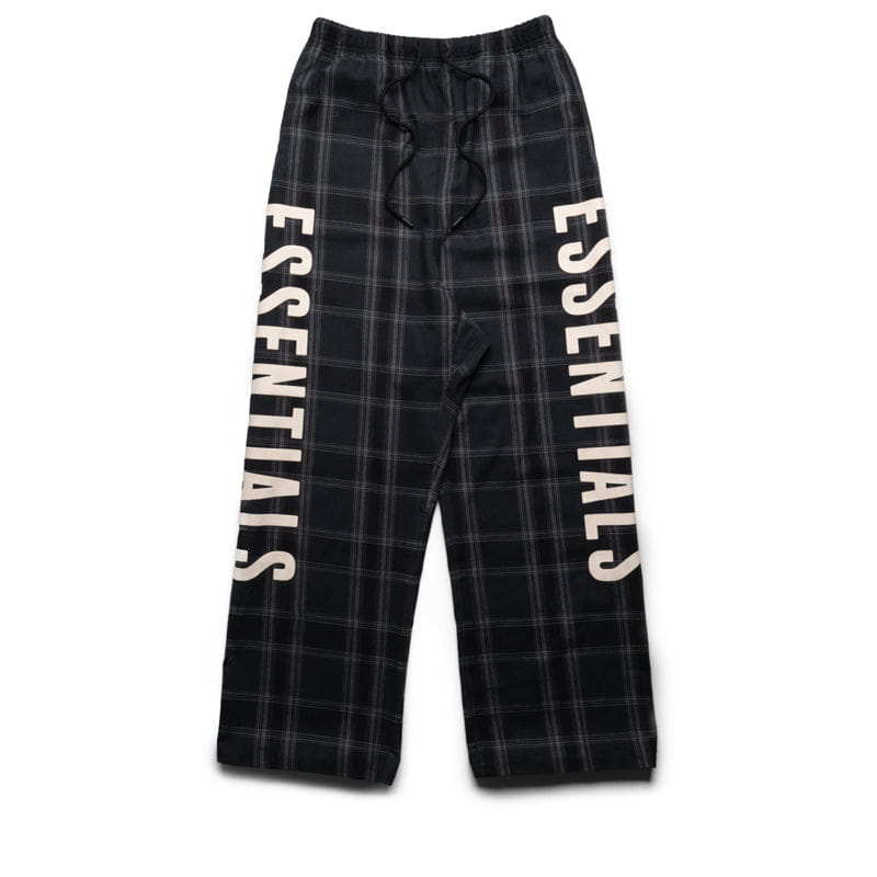 Fear Of God Essentials Flannel Lounge Pants - Vintage Black Plaid
