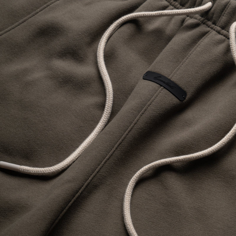 Fear Of God Essentials Fleece Cargo Basketball Shorts - Moss