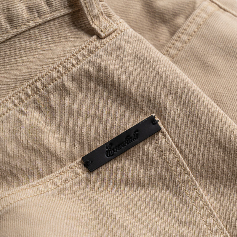 Fear Of God Essentials Denim 5 Pocket Jeans - Overdyed Dune