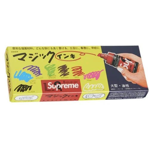 Supreme New York Magic Ink Markers Set of 8