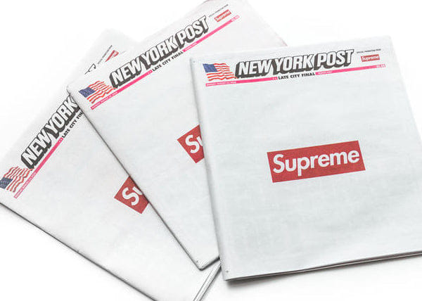 Supreme Box Logo Newspaper: Collectors Item