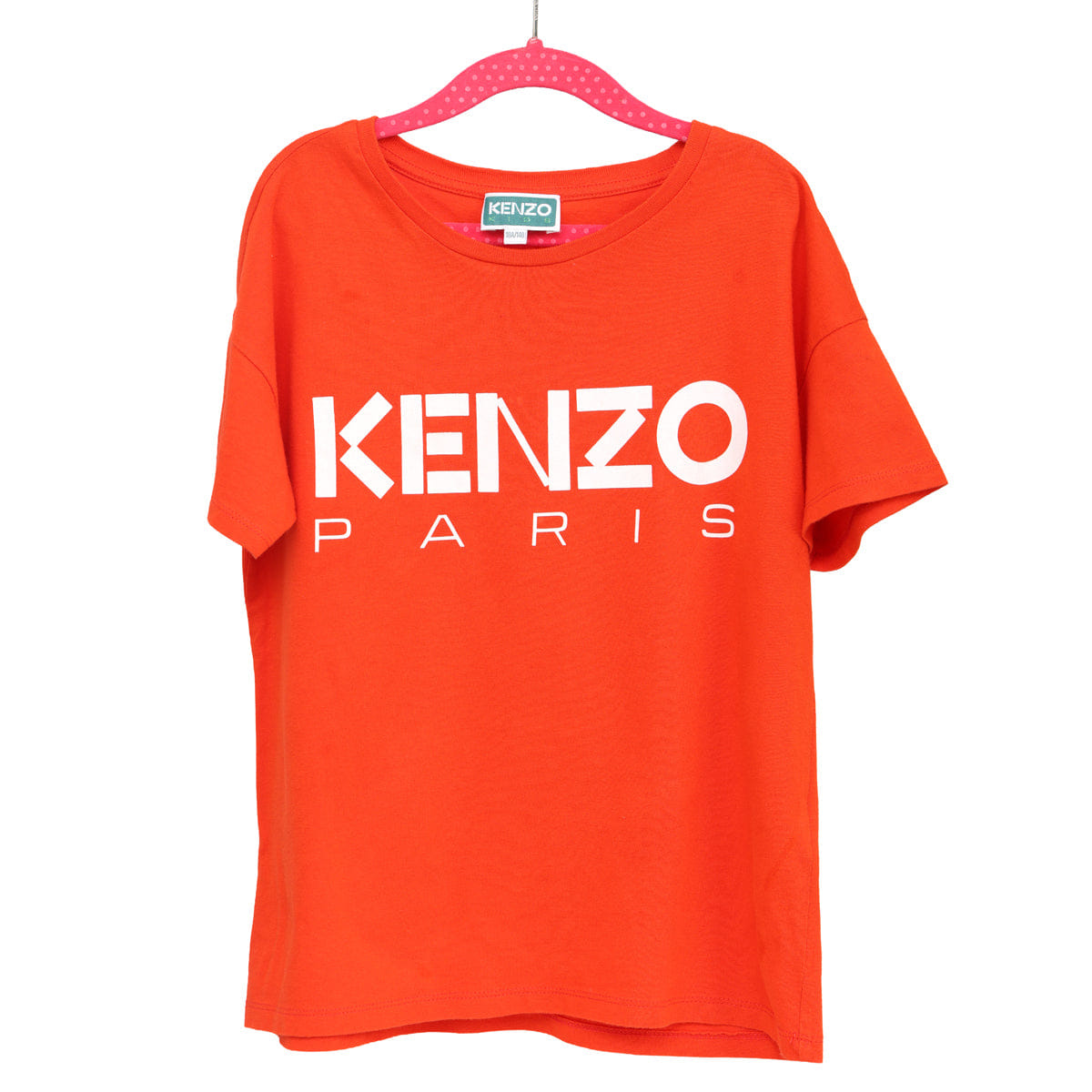 KENZO SIZE 9 - 10 YEARS KIDS KENZO LOGO PRINTED T - SHIRT