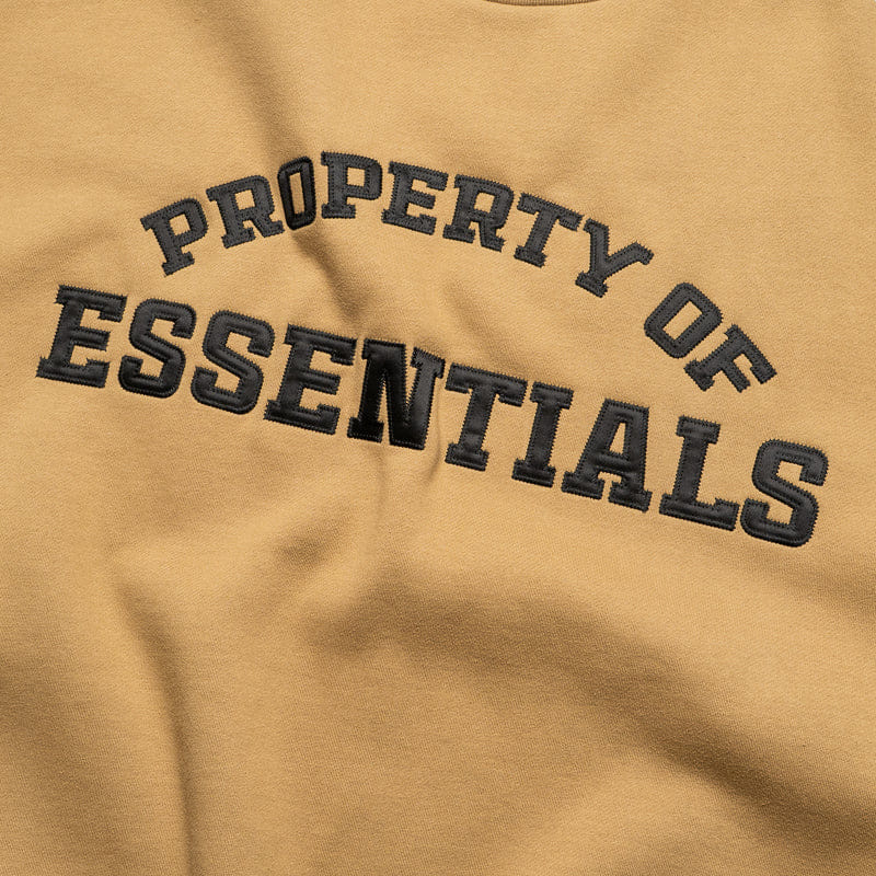Fear Of God Essentials Property Lounge Crewneck - Dune