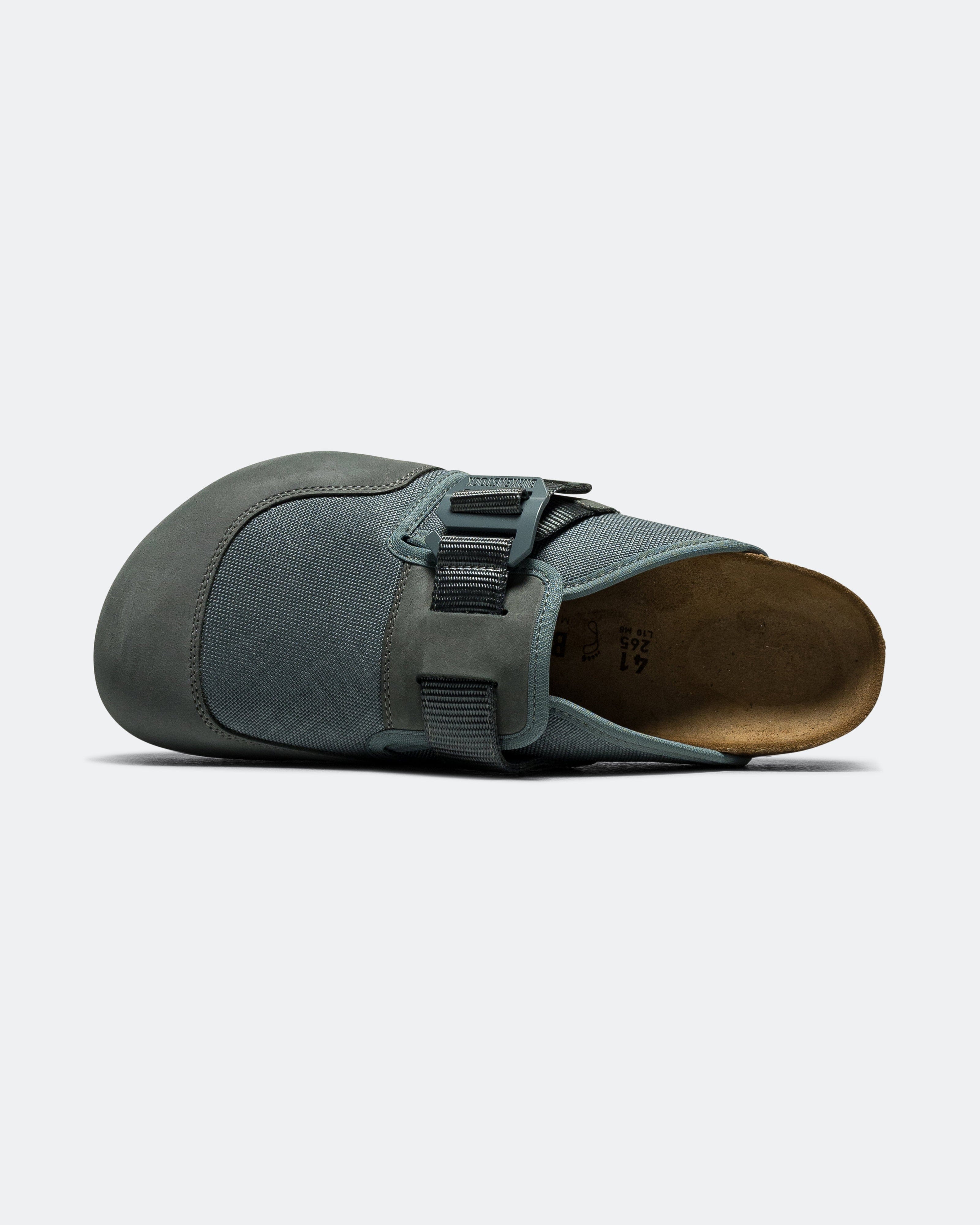 Birkenstock Boston Nova - Basalt Grey Textile/Nubuck Leather Regular