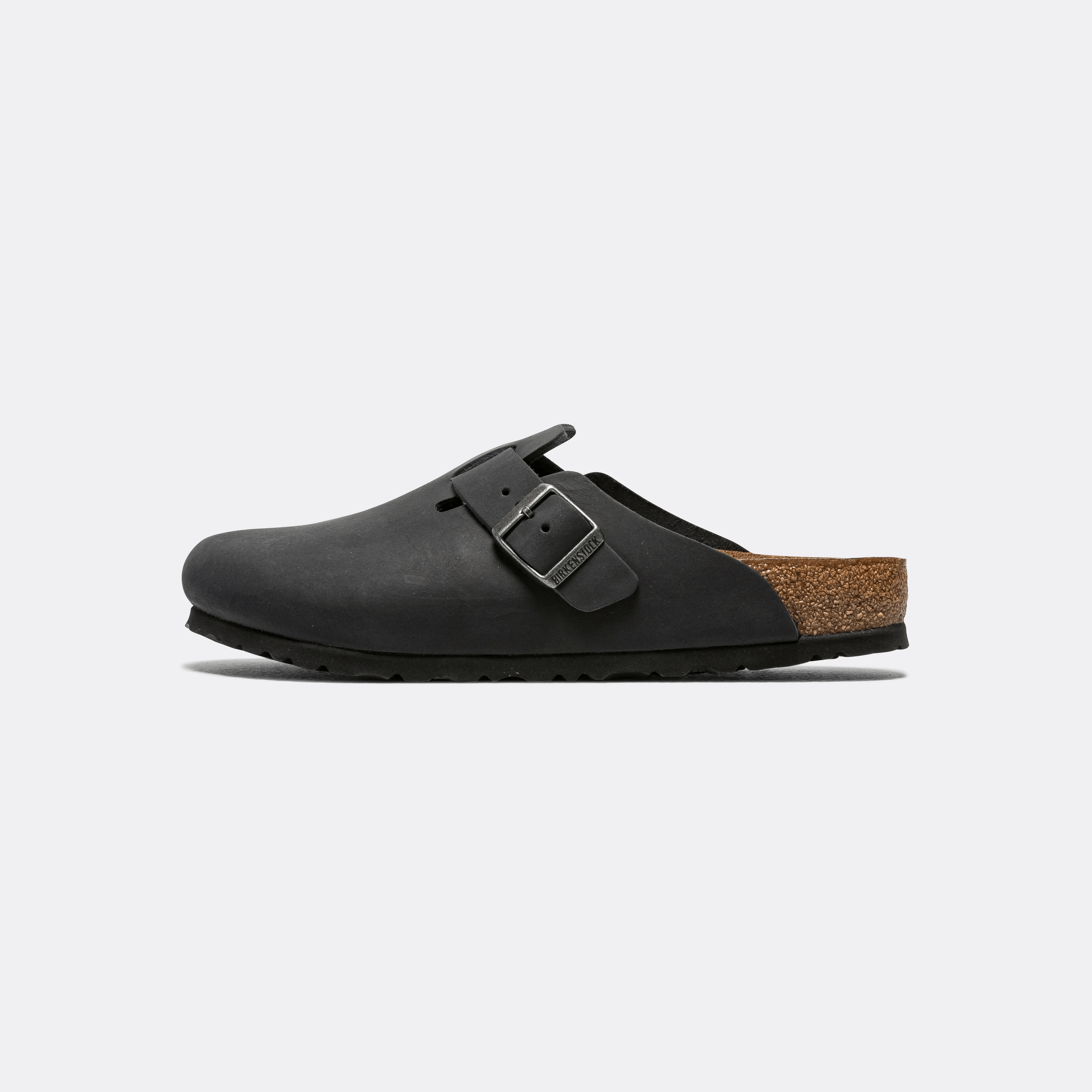 Birkenstock Boston - Black Oiled Leather