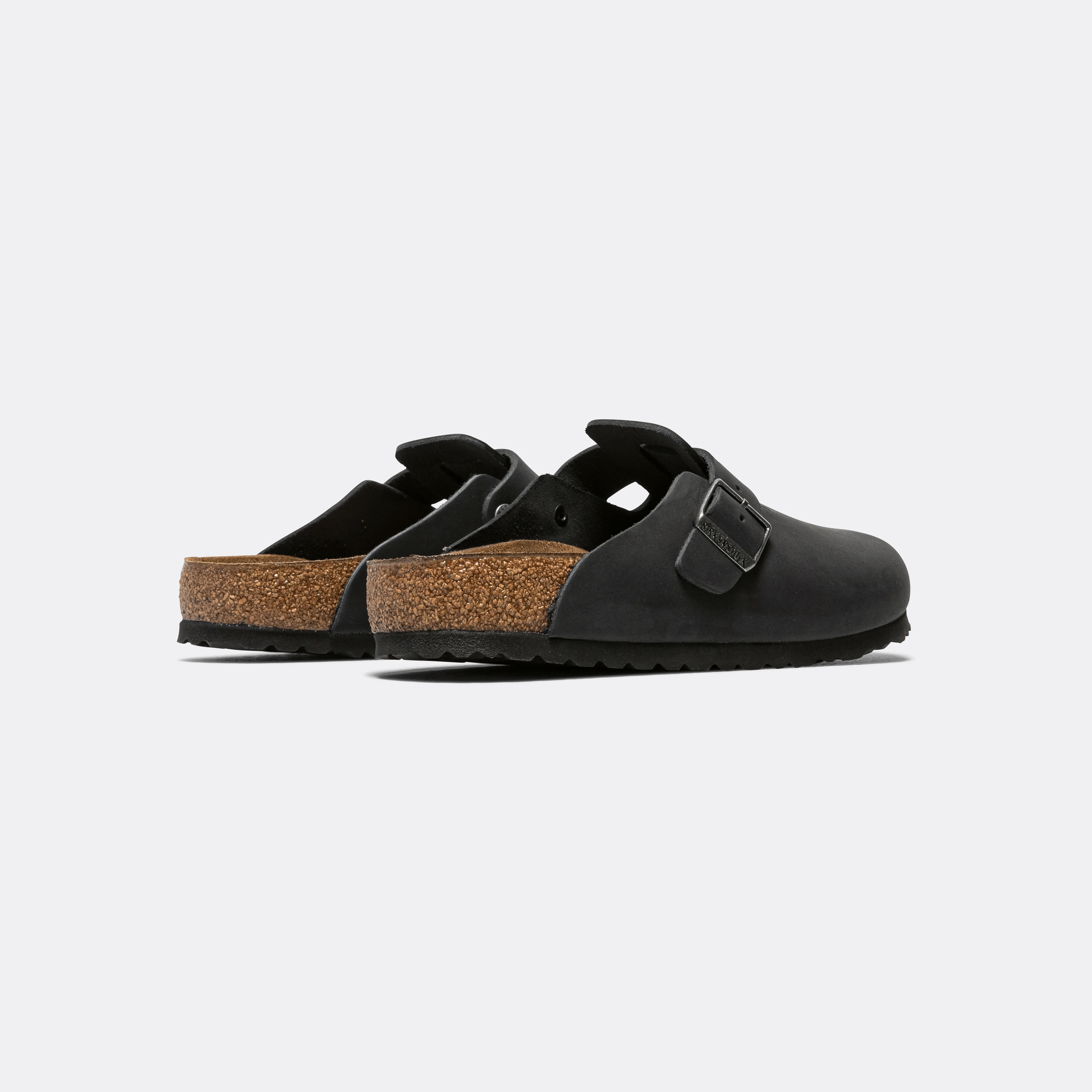 Birkenstock Boston - Black Oiled Leather