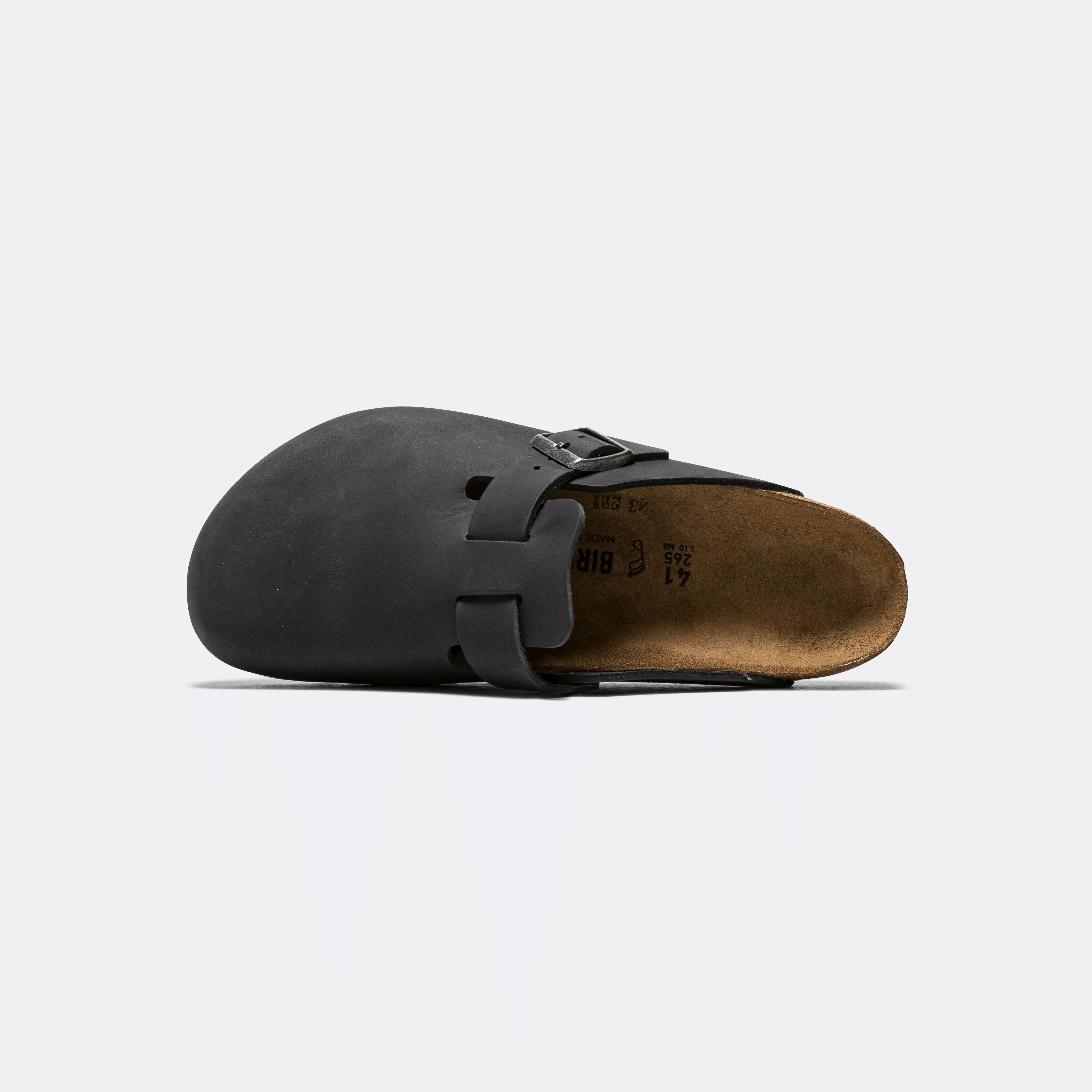 Birkenstock Boston - Black Oiled Leather