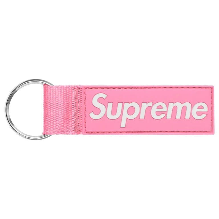 Supreme Webbing Keychain (Pink)