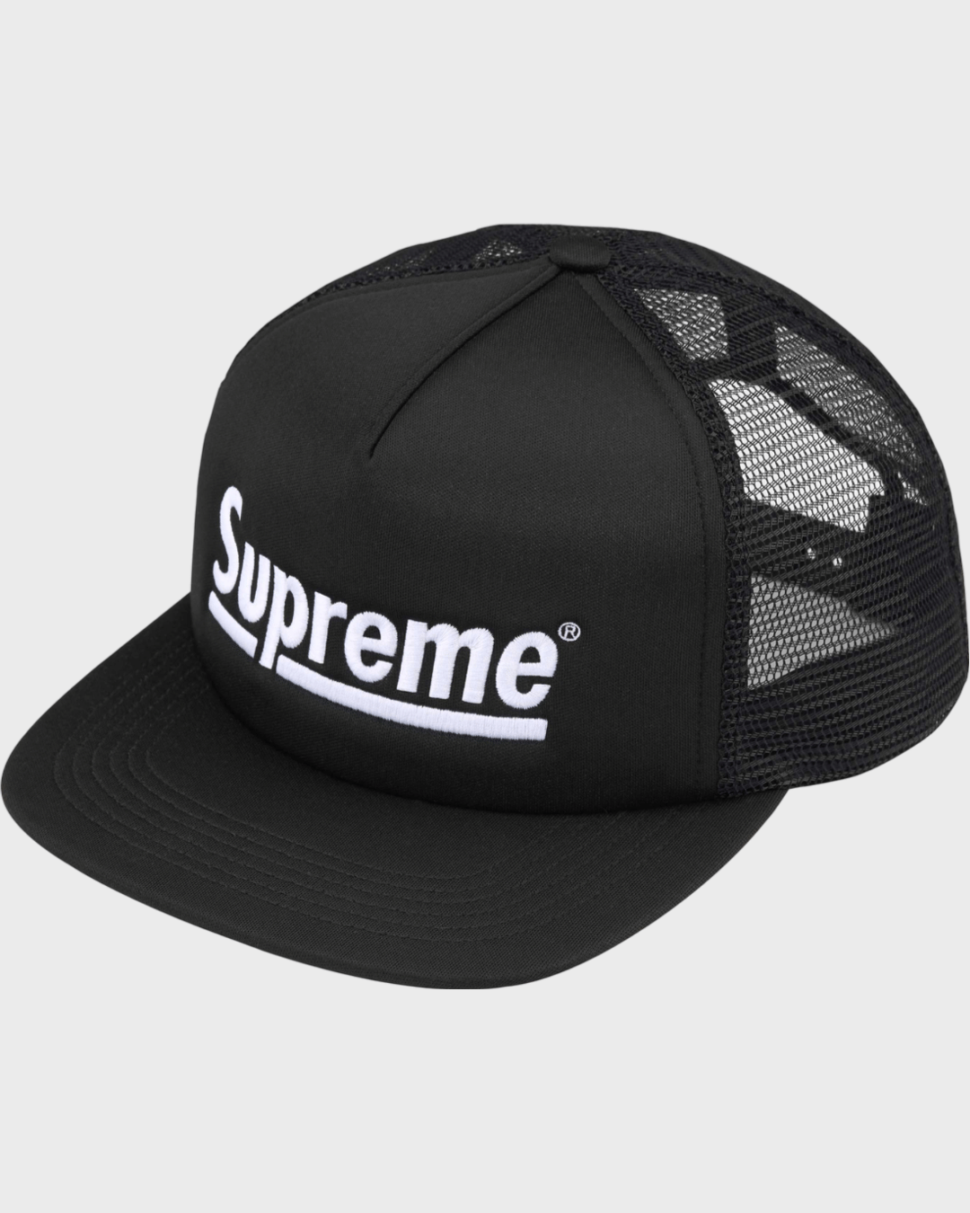 Supreme Underline Mesh Back 5 - Panel Black