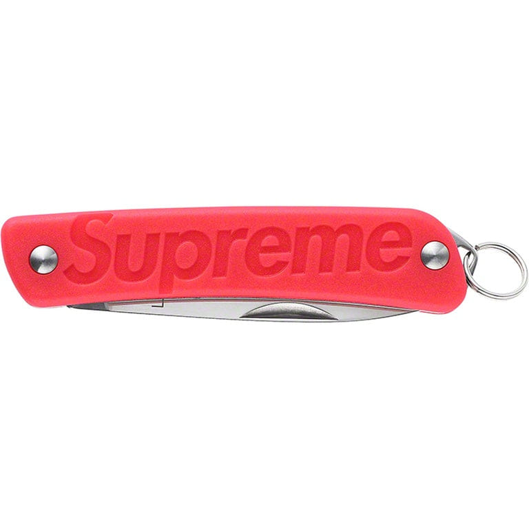 Supreme Boker Glow - in - the - Dark Keychain Knife (Red)