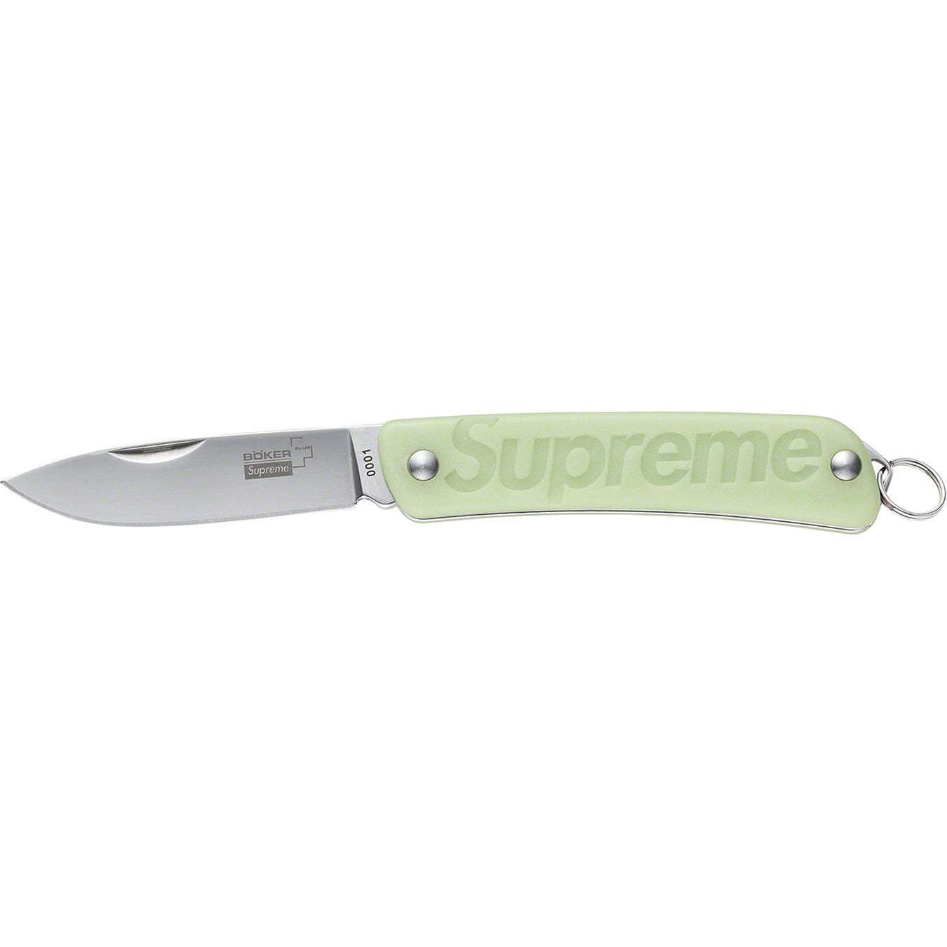 Supreme Boker Glow - in - the - Dark Keychain Knife