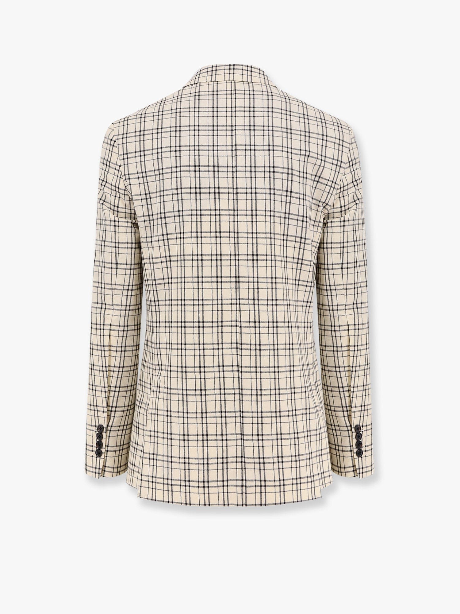 AMI Paris Virgin wool blazer with madras motif