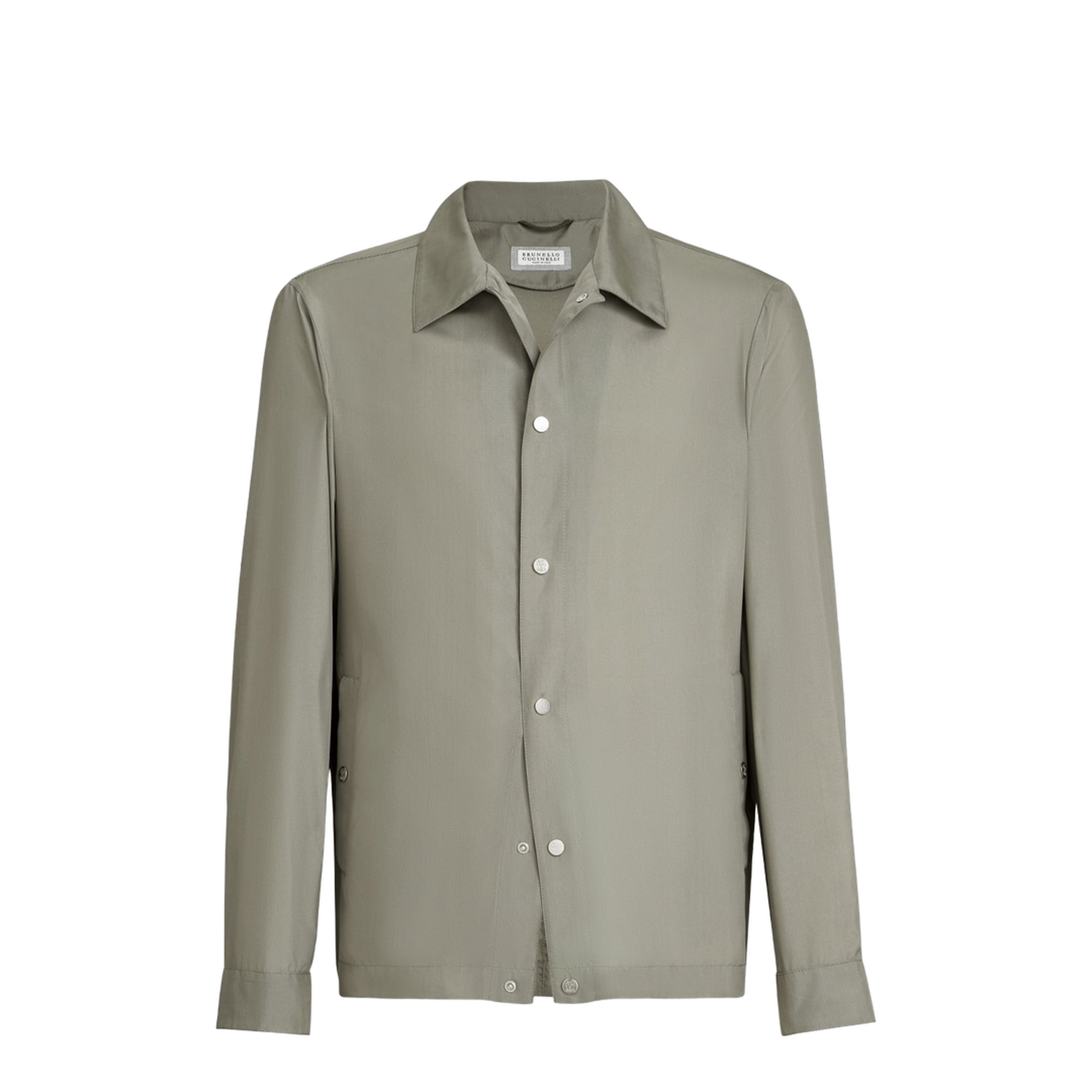 Brunello Cucinelli Men's Silk Blend Jackets - Grey