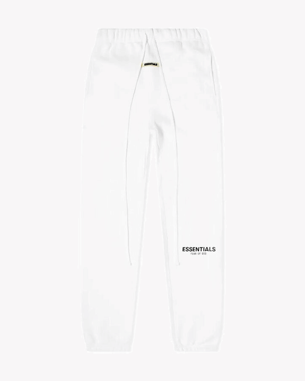 FEAR OF GOD FOG ESSENTIALS SS20 REFLECTIVE SWEAT PANTS WHITE