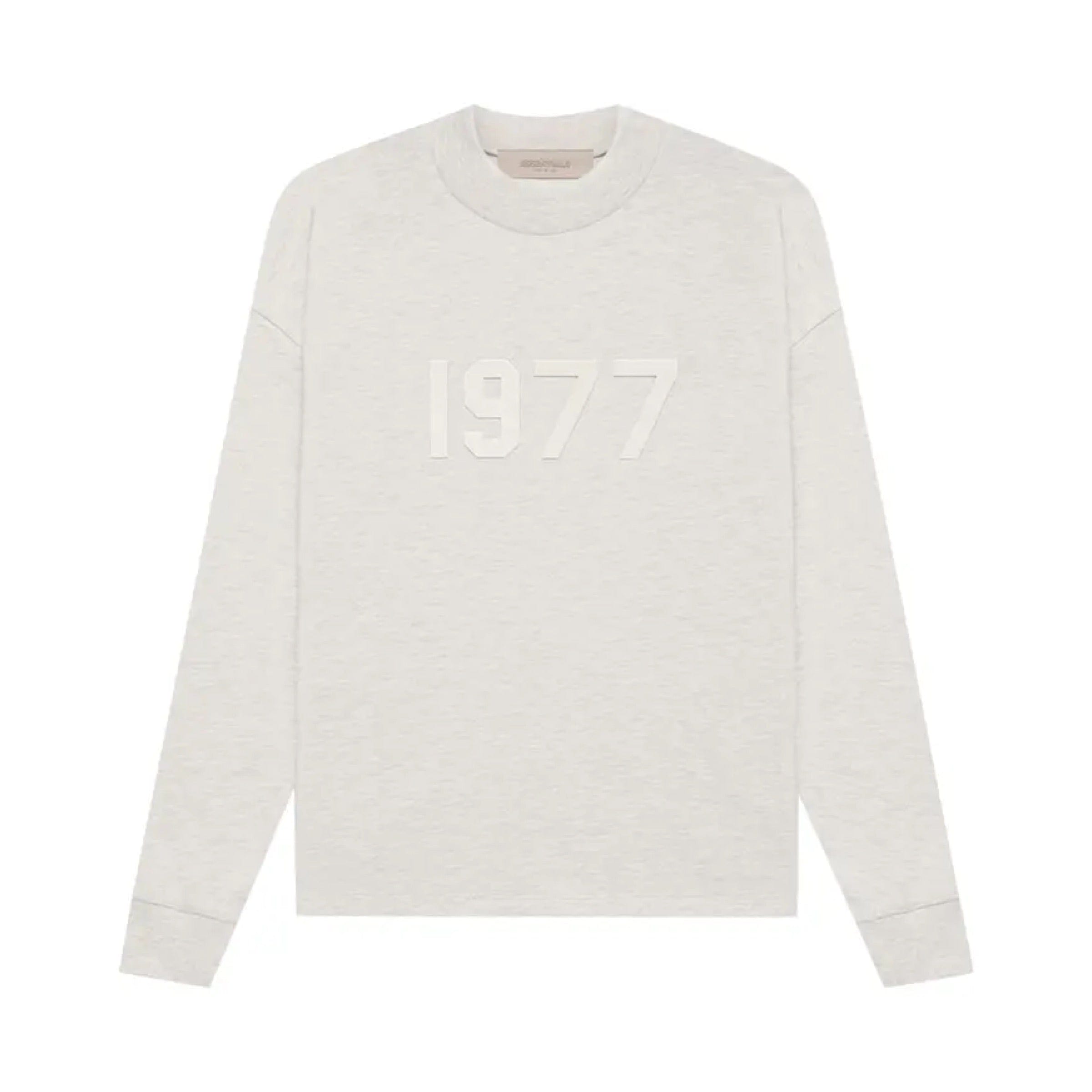 Fear of God ESSENTIALS 1977 l/S T - Shirt - Light Oatmeal (SS22)