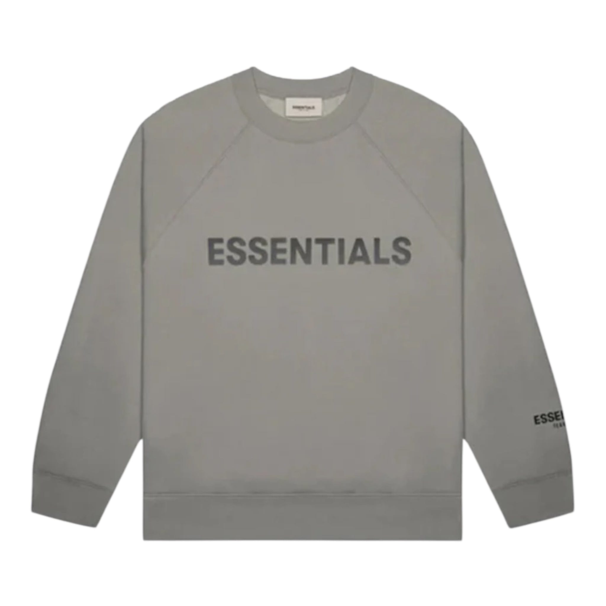 Fear of God ESSENTIALS 3D Silicon Applique Crewneck - Cement