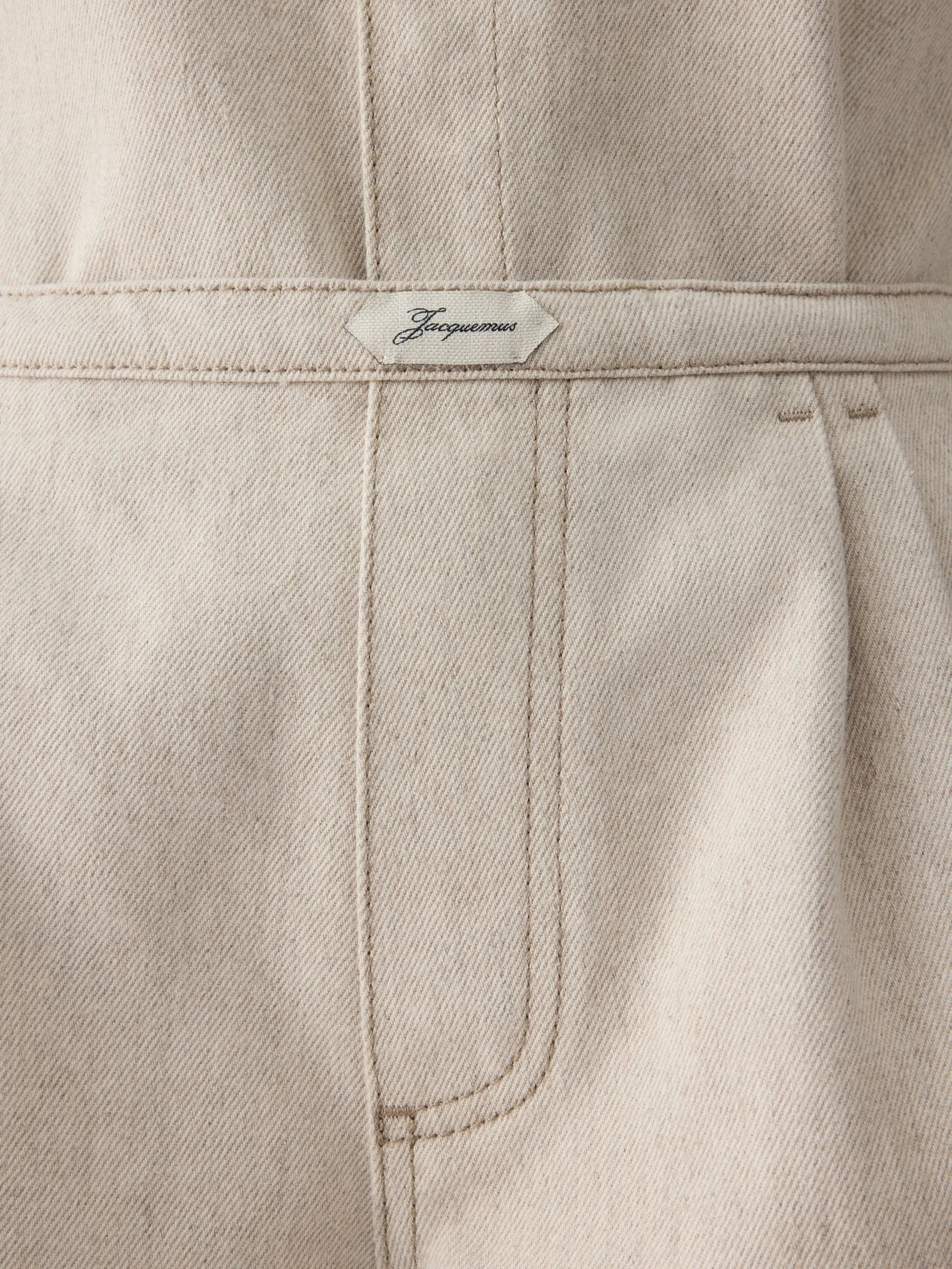 Jacquemus Le Short De - Nimes Amelo pleated shorts