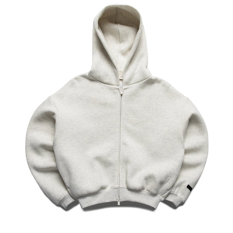 Fear of God Essentials Kids Fear Of God Essentials Classic Full Zip Hoodie - Oatmeal Heather/Light Heather