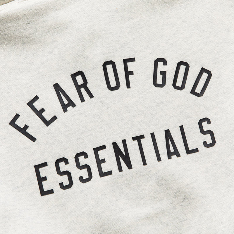 Fear of God Essentials Kids Fear Of God Essentials Classic Full Zip Hoodie - Oatmeal Heather/Light Heather
