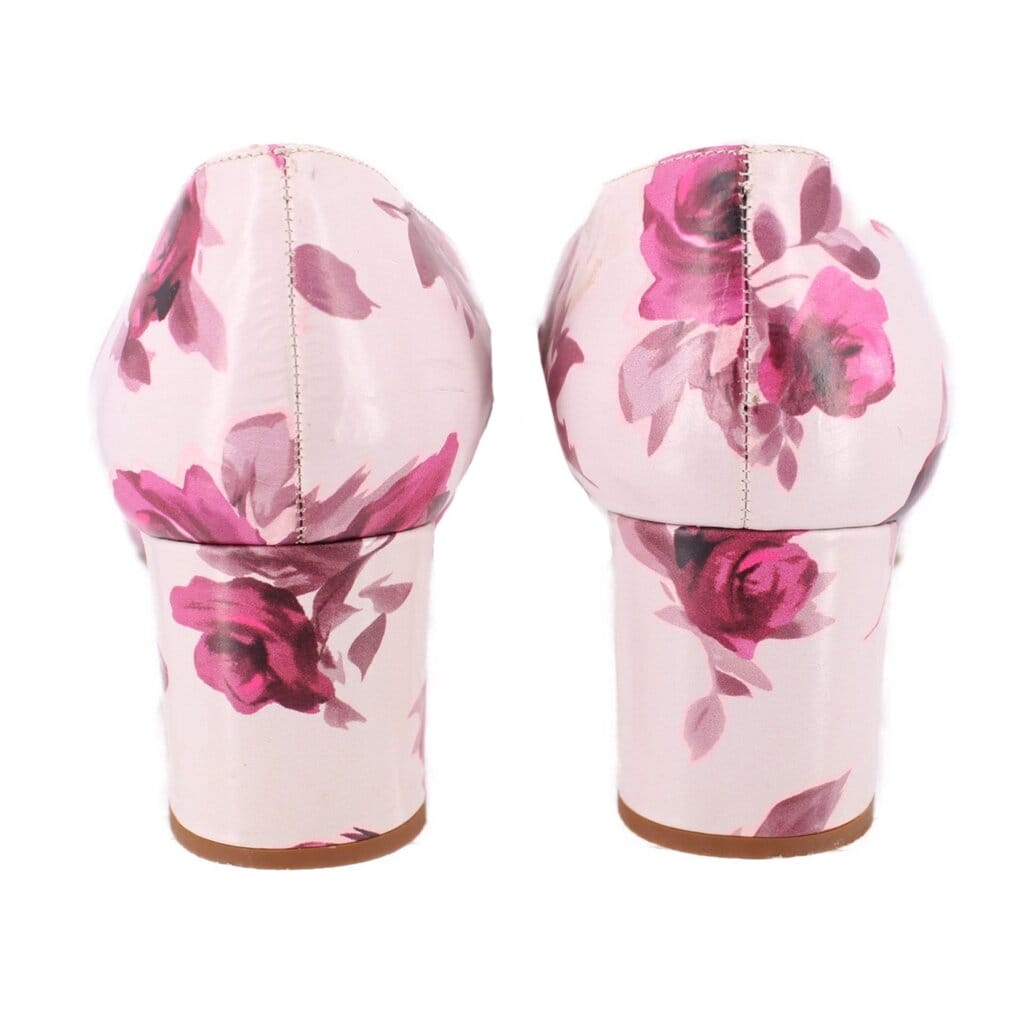 KATE SPADE MADELAINE FLORAL HEELS PINK 10 US