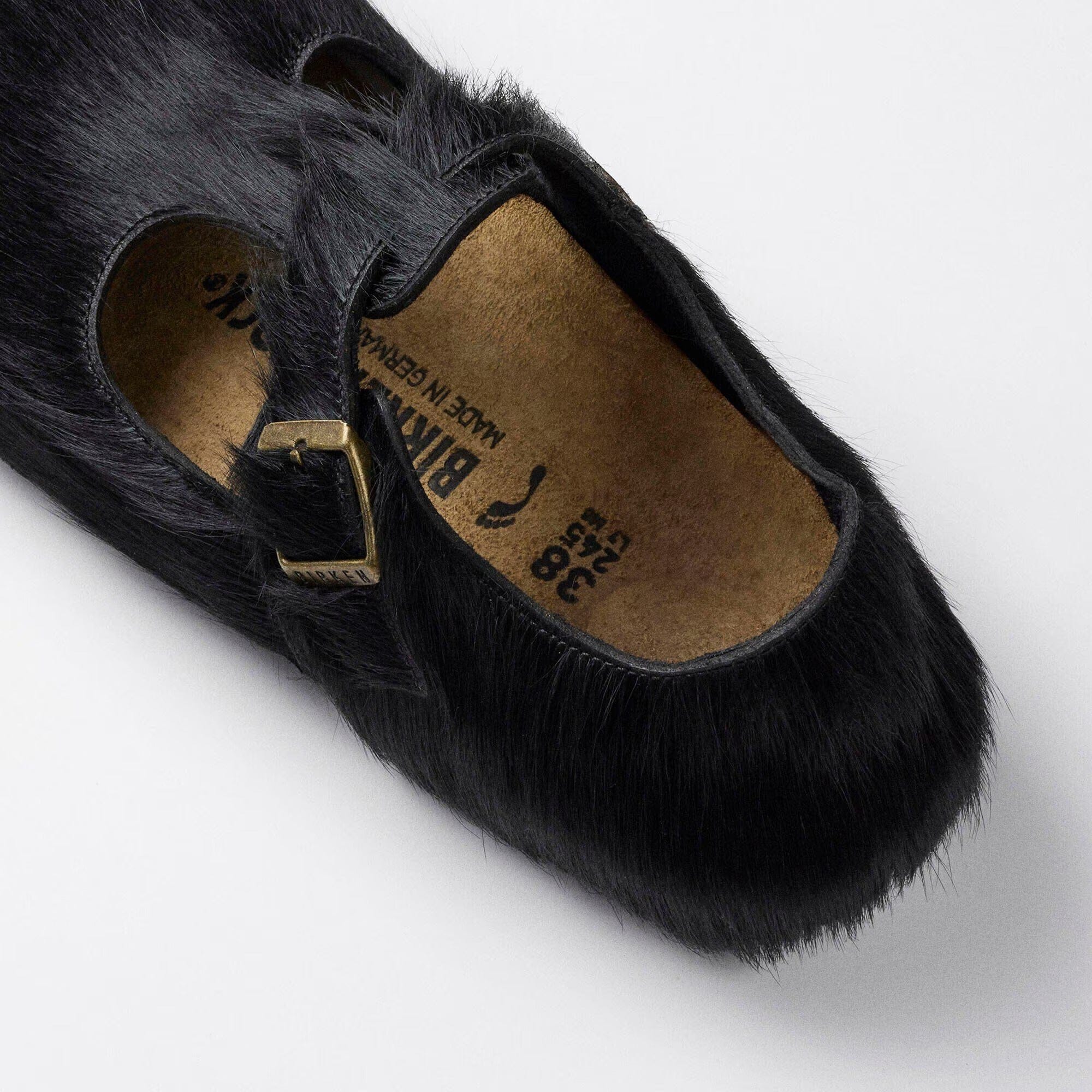 Birkenstock x SFTM Mens Paris The Rebel Fur Sandals