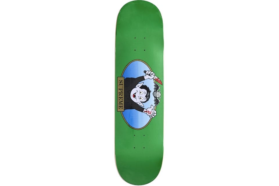 Supreme Vampire Boy Skateboard Deck Green