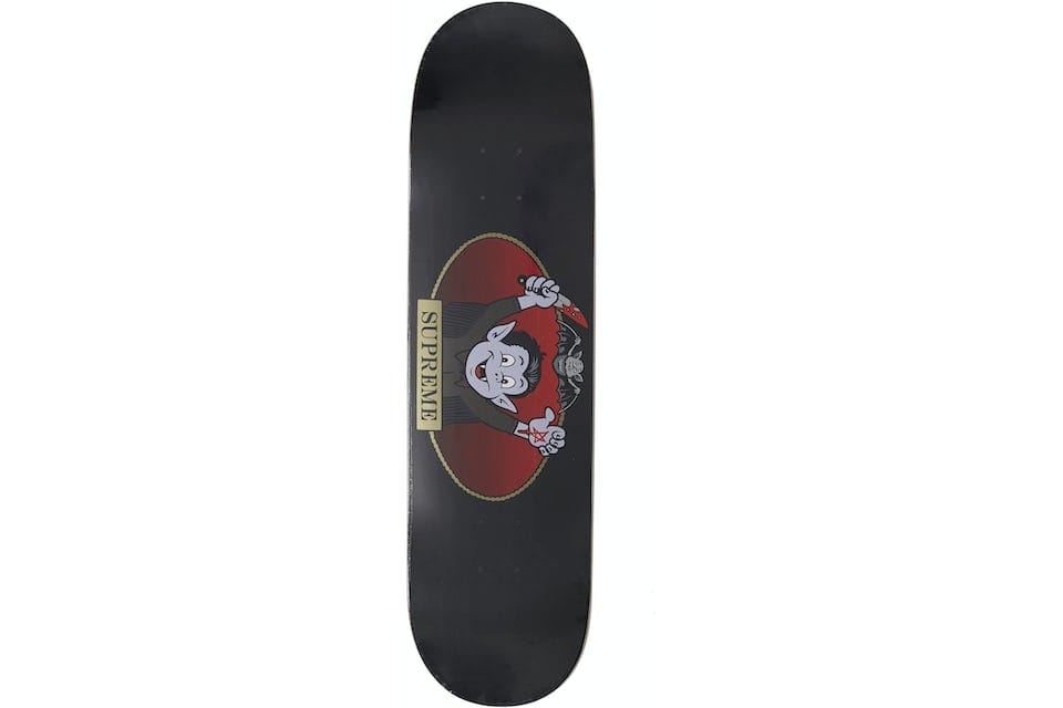Supreme Vampire Boy Skateboard Deck Black