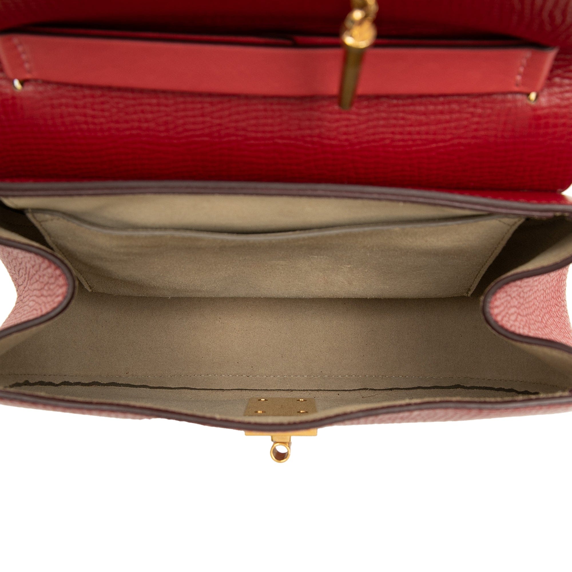 Chloé Small Bicolor Smooth and Grained Calfskin Drew Crossbody