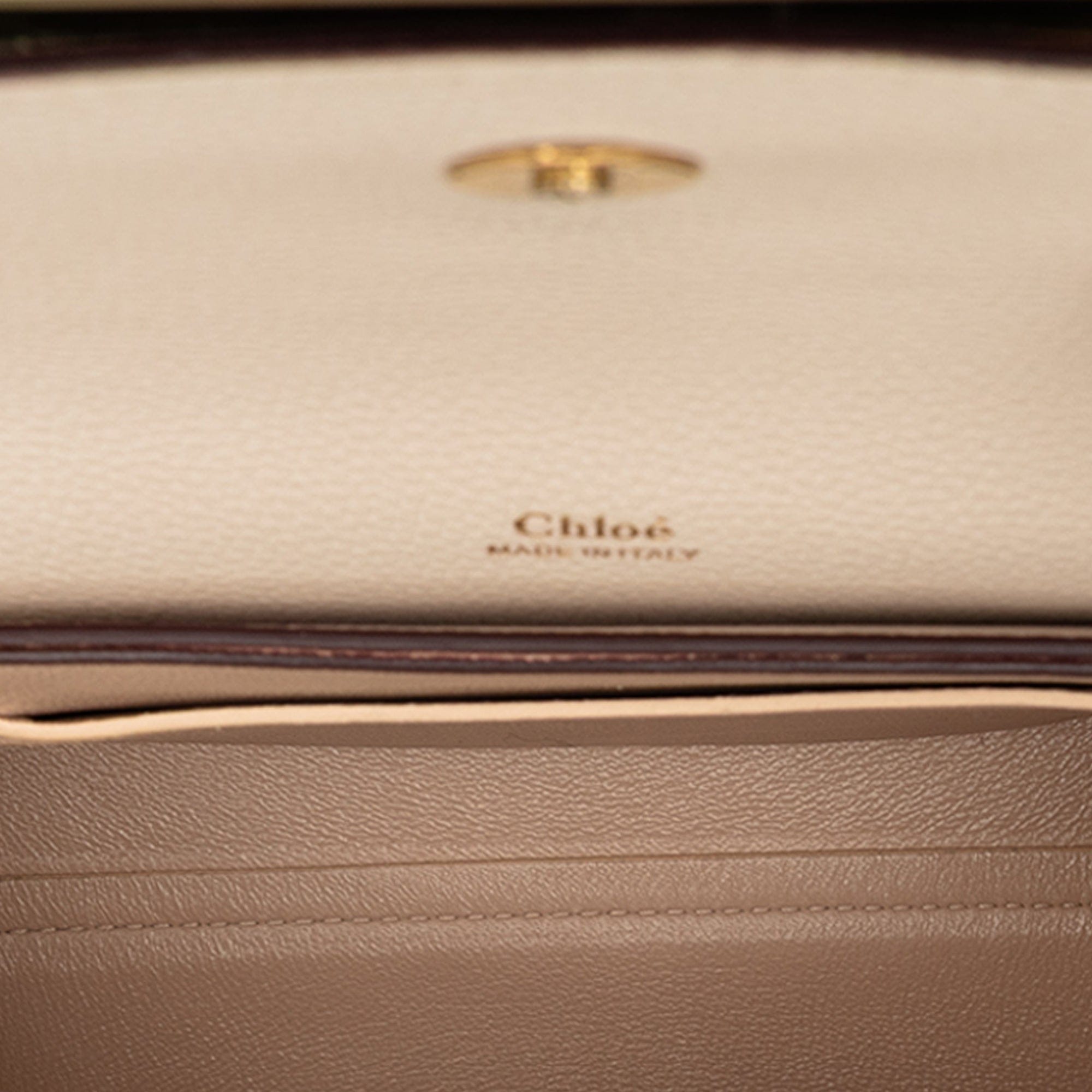 Chloé Small Tricolor Leather Clare Crossbody
