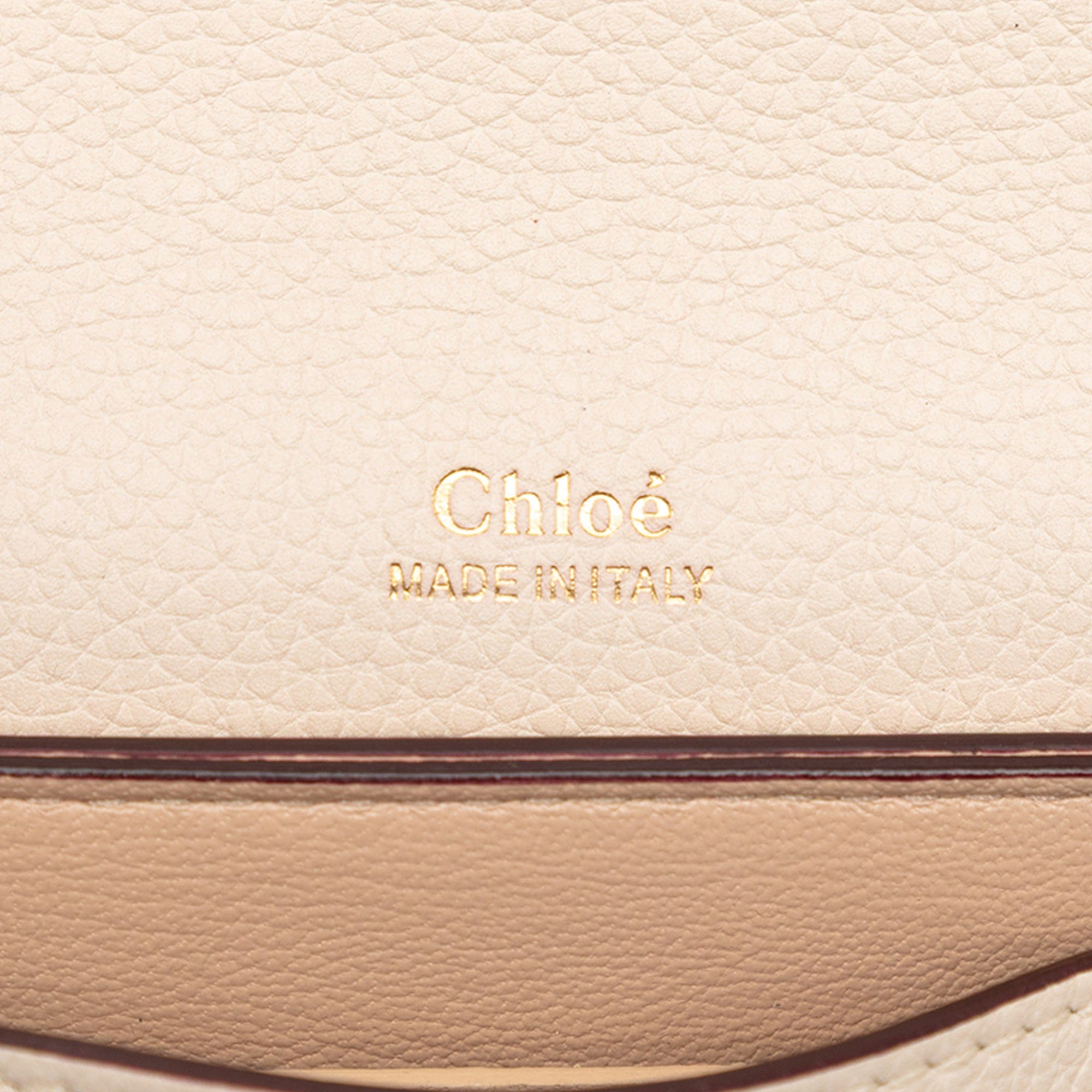 Chloé Small Tricolor Leather Clare Crossbody