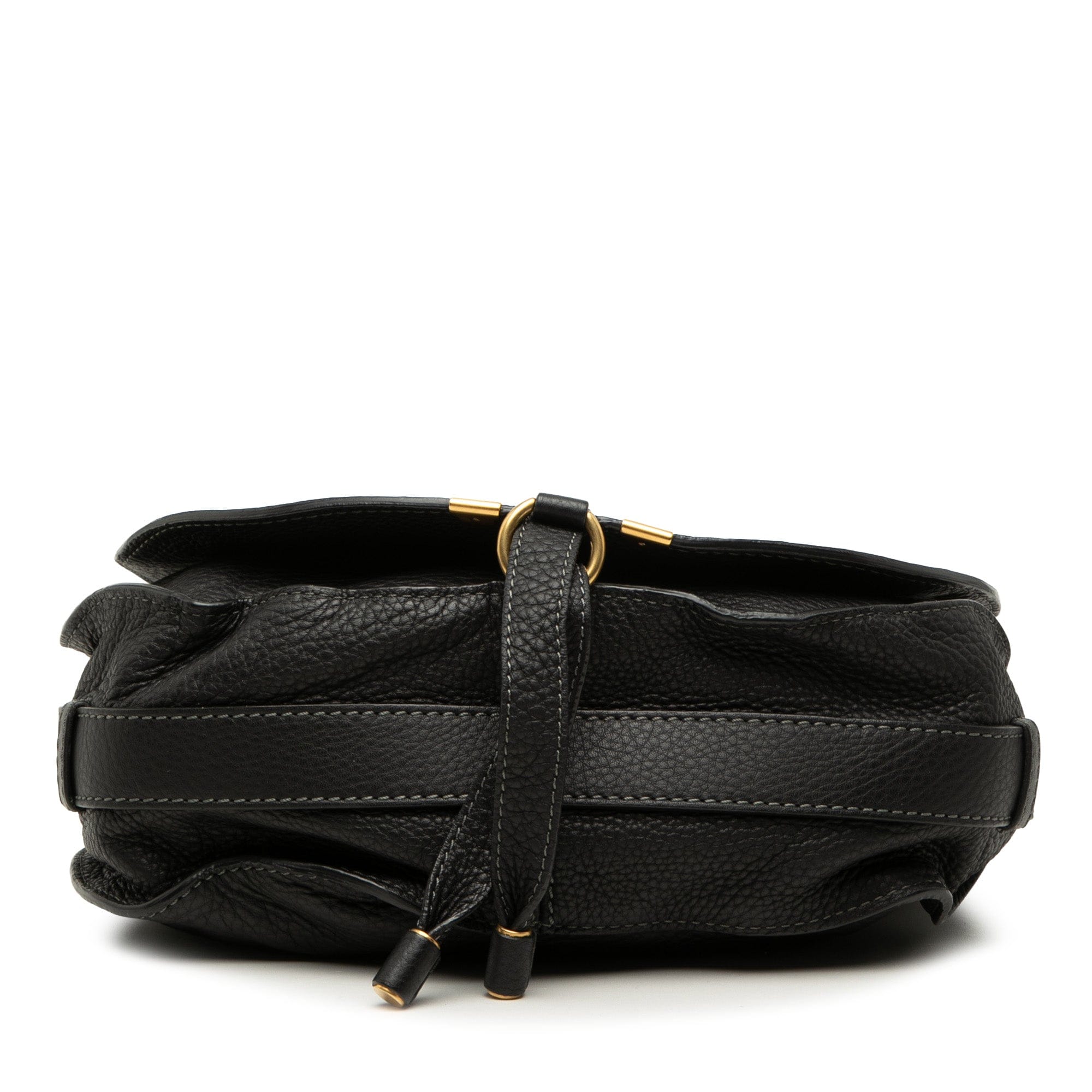 Chloé Medium Grained Calfskin Marcie Saddle Crossbody