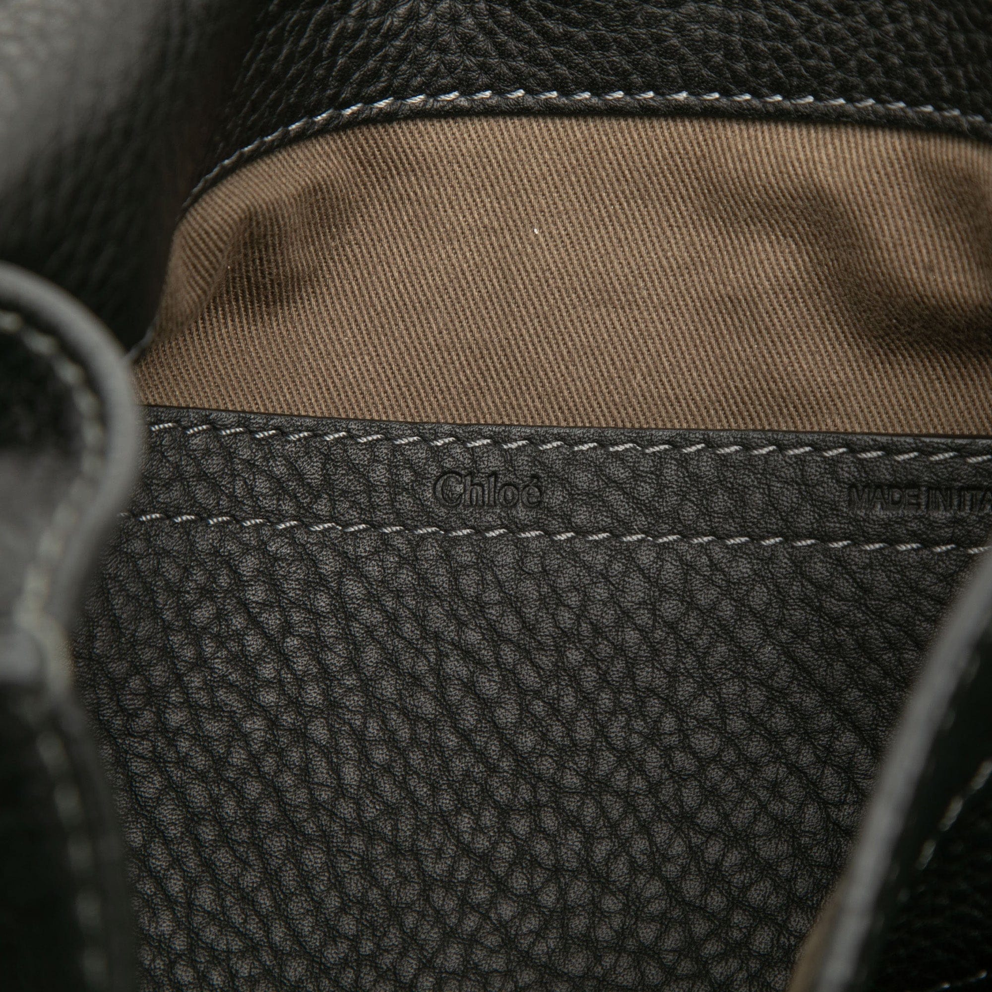Chloé Medium Grained Calfskin Marcie Saddle Crossbody