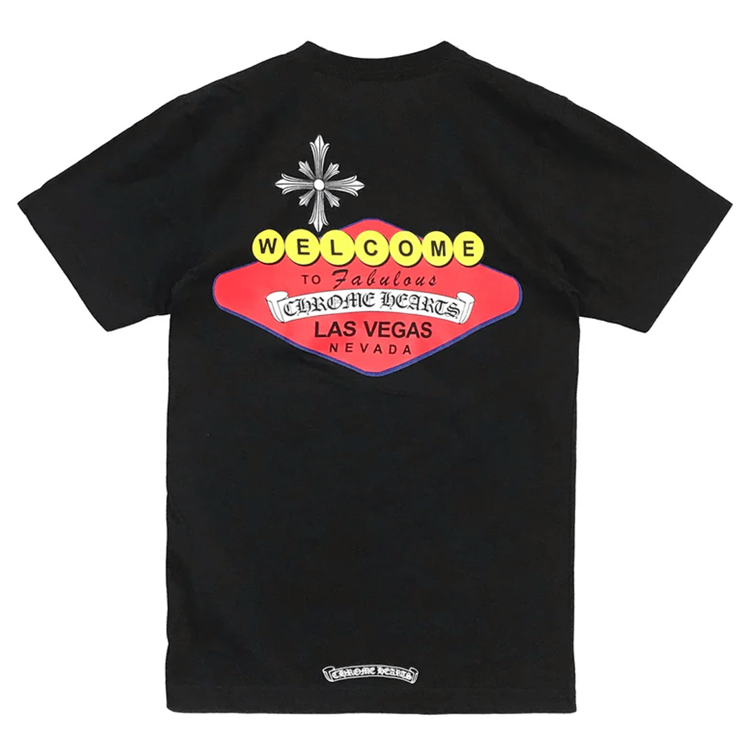 Chrome Hearts Las Vegas Exclusive Sign T - Shirt Black