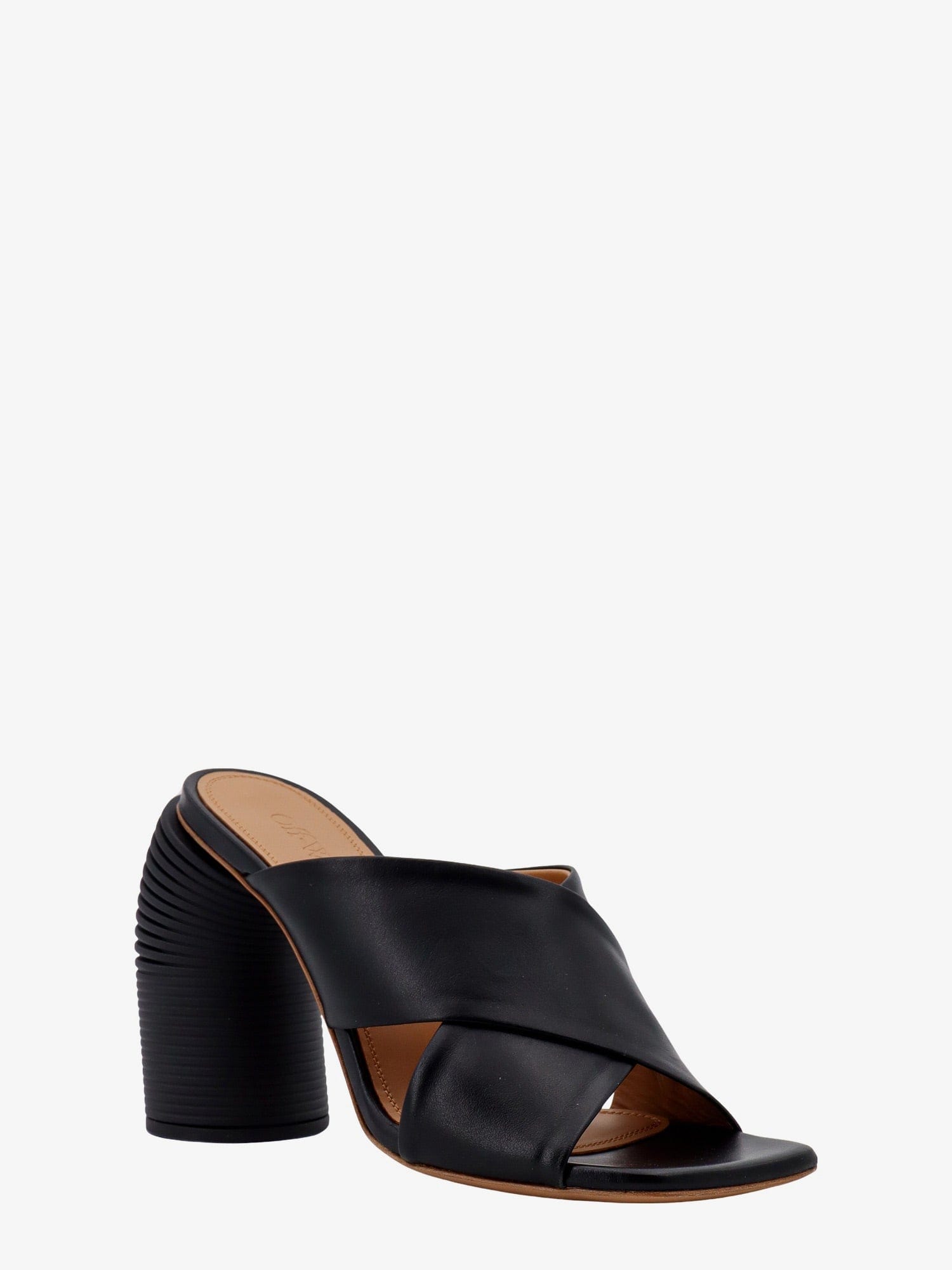 OFF WHITE Leather sandals