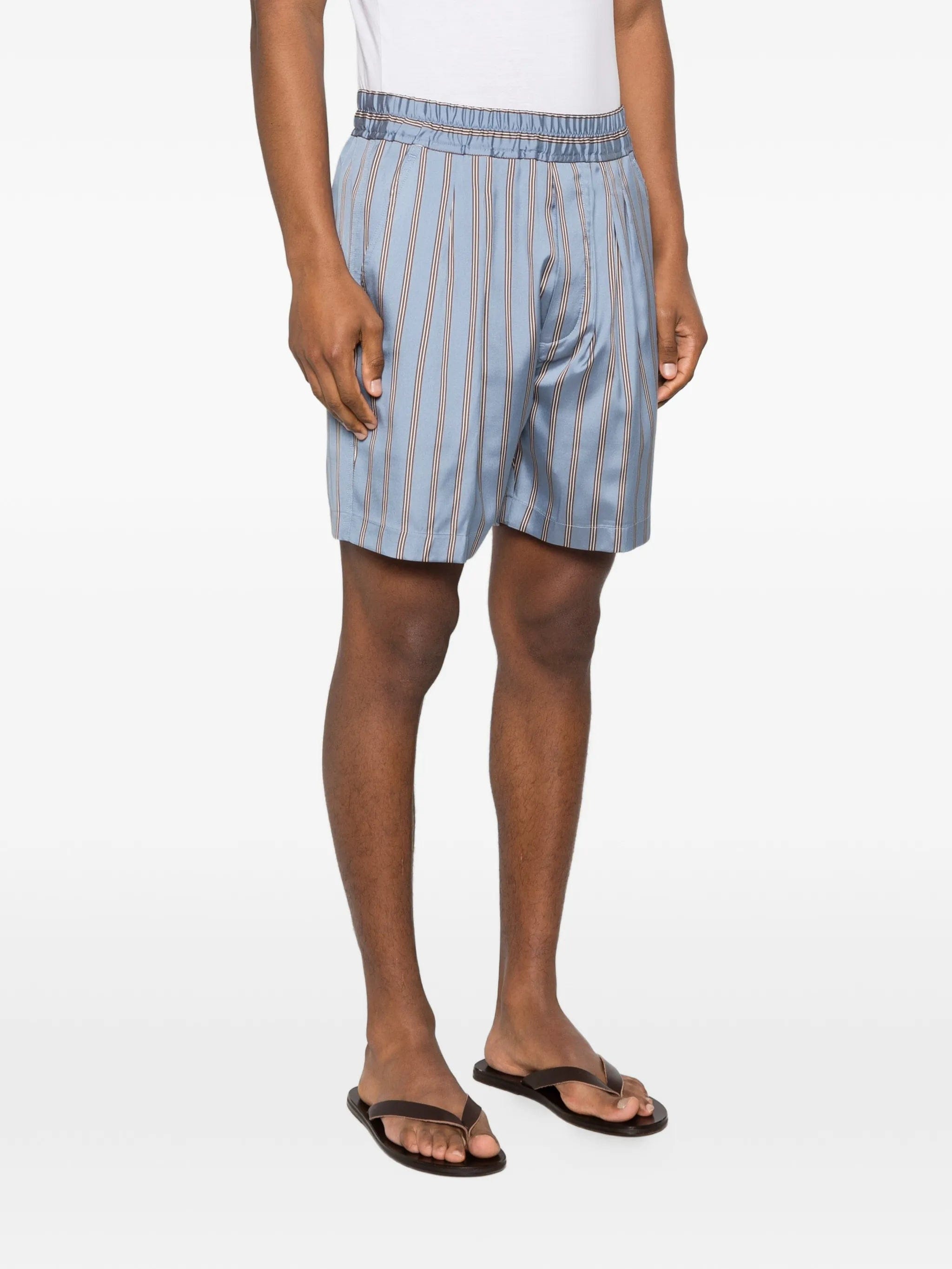 TOM FORD striped - pattern shorts